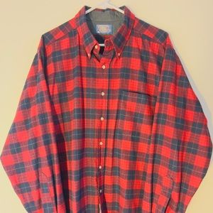 Vintage Pendleton Wool Flannel - Authentic Robinson Dress Tartan pattern, XL